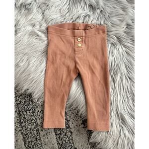 H&M Baby Girl Corduroy Style Leggings‎ In Rust Coloring Size 6month